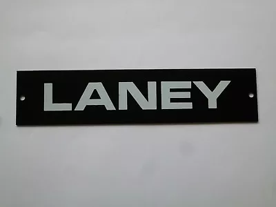 LANEY AOR Pro Tube Flat Plate Logo Badge 200mm X 45mm 80's/90's Original OEM • £14.40