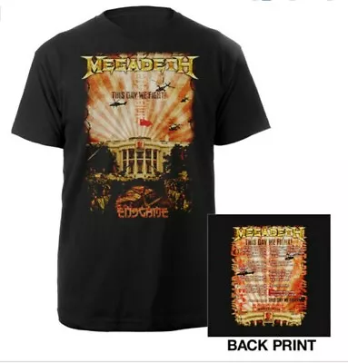 Megadeth ENDGAME - This Day We Fight - METAL T-Shirt NEW Dave Mustaine - XL  • £14.99