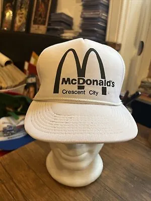 Vintage Mcdonald’s Trucker Hat Cap Crescent City Usa VGC Hanes Tag • £22.99