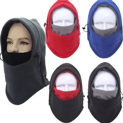 Balaclava Ski Mask For Men Women Heavyweight Fleece Hood For Ski Hunting Camping • $6.99