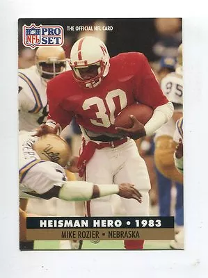 1991 Pro Set #43 Mike Rozier Heisman Hero / Nebraska Cornhuskers • $0.99