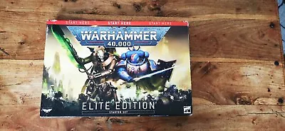 Warhammer 40000 Elite Edition Starter Set BNIB Space Marines Vs Necrons • £90