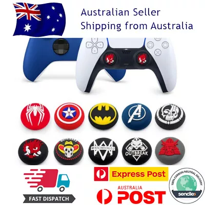 $8 • Buy PS4/PS5/Xbox/Switch Pro Controller Thumb Stick Grip Silicone Thumbstick Cover 