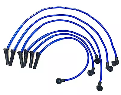 Mustang 4.0L V6 05-10 10 Mm High Performance Blue Spark Plug Wire Set 29231B • $123.99