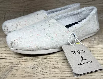 TOMS Women's Size 8 Alpargata Repreve Loafer Flat Natural Speckled • $19.99