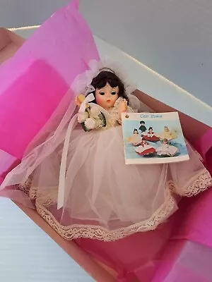 Vintage Madame Alexander 8” Bride Doll #435 Brown Hair In Original Box Excellent • $6.99