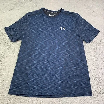 Under Armour Shirt Adult Extra Large Blue Fitted Lightweight Outdoors Gym Mens • $7.69