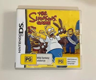 Simpsons Game 2007 Nintendo DS TESTED WORKING COMPLETE • $19.99