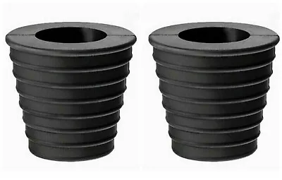 2 X 38mm Black Umbrella Cone Wedge Parasol Base Stand Patio Table Hole Ring • £9.99