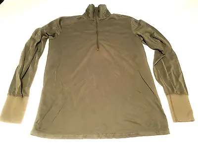 US Military Sleeping Heat Retentive & Moisture Resistant Zip Mock T Shirt Small • $20.55