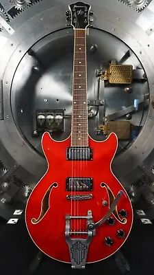 Ibanez AM73T-TRD - Trans Red Tremolo Vintage Vibrato W/ Original Hard Case • $499.99