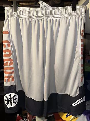 Li-Ning Badfive League Basketball Shorts Mens XL Orange Gray Dwayne Wade • $50