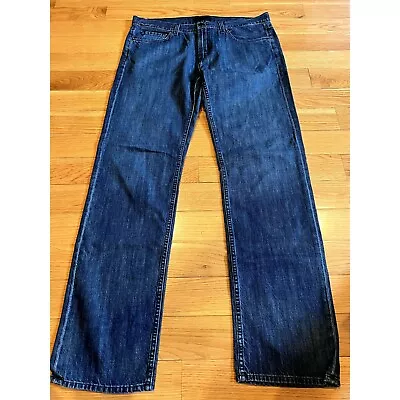 J Brand Dark Blue Kane Straight-Leg Jeans Size 36 • $35