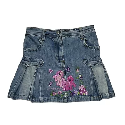 My Little Pony Girls Skirt Size 5 Denim Jean Hasbro • $19.42