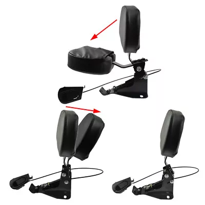 Rider Adjustable Backrest W/ Mounting Kit Fit For Harley Touring Glides 2009-23 • $100.99