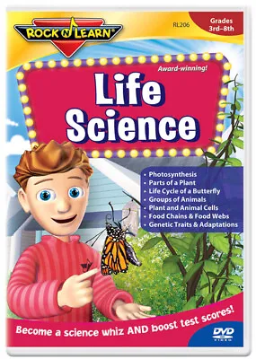Rock N Learn: Life Science DVD (2014) Cert E Incredible Value And Free Shipping! • £2.98