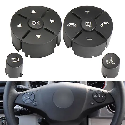 Steering Wheel Switch Button For Mercedes W204 W212 X204 W207 C/GLK-CLass Black • $20.10