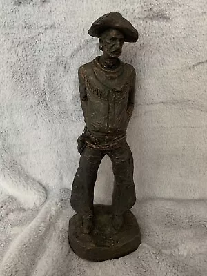 Michael Garman Sculpture Bronzetone Cowboy • $89.99