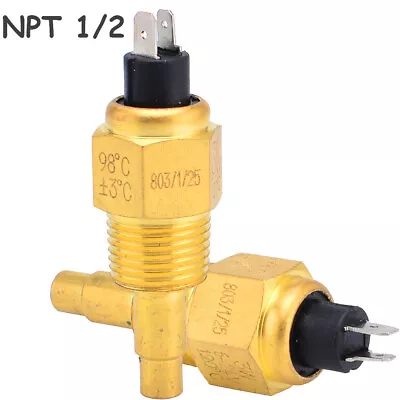 VDO 1/2 NPT 21mm Thread Diesel Engine Oil/Water Temperature Sensor For Generator • $16.17