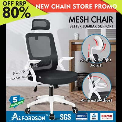 ALFORDSON Mesh Office Chair Executive Tilt Seat Gaming Racing Computer • $82.85