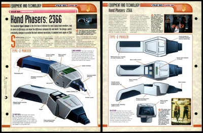 £1.49 • Buy Hand Phasers: 2366 - Weapons - Star Trek Fact File Page