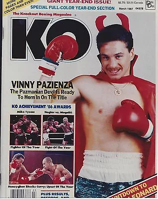 Vinny Pazienza 8x10 Photo Boxing Magazine Picture • $4.99