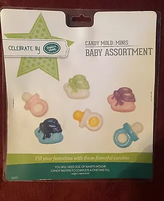 Candy & Chocolate & Lollipop Molds For Baby Shower Pacifier Booties 16 Molds • $7.49