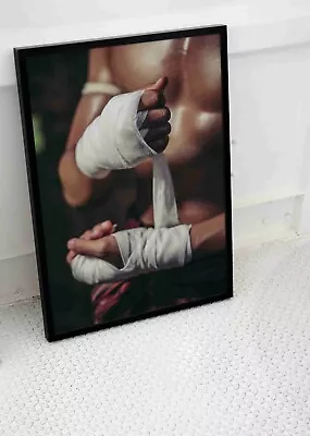 Muay Thai Boxing Poster Image Print Sports Wall Art A3 A4 Size • £12.45