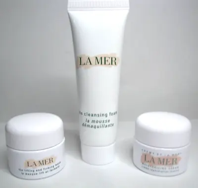 La Mer The Lifting & Firming Mask Moisturizing Soft Cream Cleansing Foam Travel • $39.98