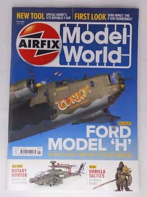 Airfix Model World Magazine May 2024 Ford 'H' Takom Ah-64E Apache 3d-printed • £10.75