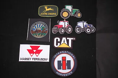 Farming - Tractors - Tree Work - Iron/Sew On Patches - 20 Designs  To Chose From • £2