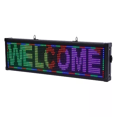 LED Scrolling Sign 26 *8  Message Board Full Color RGB Programmable Outdoor Sign • $69