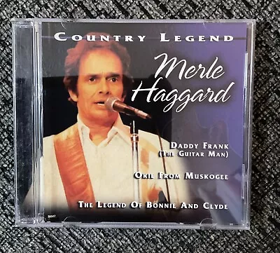 MERLE HAGGARD Country Legend Volume 2 CD The Legend Of Bonnie And Clyde • $2.80