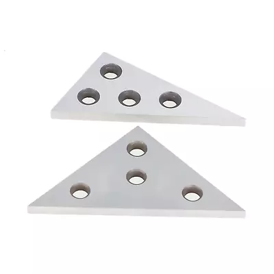 2Pcs Angle Gauge Block Set Precision Steel Gauge Block Machinist Tool 30 To 90  • $33.38