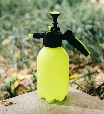 2L Garden Hand Pump Sprayer Pressure Spray Bottle Water Weed Killer Knapsack Car • £8.95