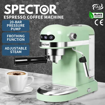 $154.99 • Buy Spector Coffee Maker Machine Espresso Cafe Barista Latte Cappuccino Milk Frother