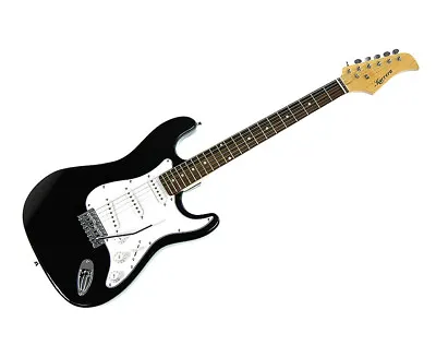 $117.63 • Buy Karrera 39 Inch Electric Guitar Black 39in Full Size 39  Guitars