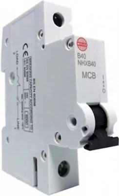 Wylex NHXB40 40 Amp MCB Fuse (Replacement For NSB40) • £6.46