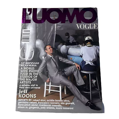 L’UOMO Vogue Magazine May/June 2007 ~ JEFF KOONS VANESSA BEECROFT • $25.13