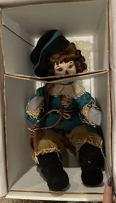 Rare Marie Osmond 16” Porcelain Wizard Oz Doll Baby Scarecrow NewW/COA #1511 • $189