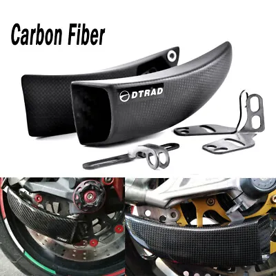 Carbon Fiber Air Ducts Brake Disc Cooling For YAMAHA YZF R1 R6 MT10 FZ10 VMAX • $116.99