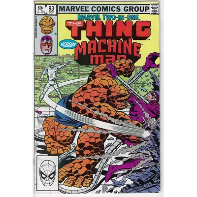 Marvel Two In One #93 Thing And Machine Man (1982) • £3.19