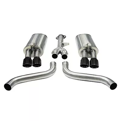 Corsa 14115BLK Sport Cat-Back Exhaust System 1986-1991 Chevy Corvette C4 5.7L Sp • $1906.99