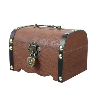 $12.79 • Buy Vintage Treasure Box Kids Treasure Chest Treasure Box Toys Wooden Treasure Box