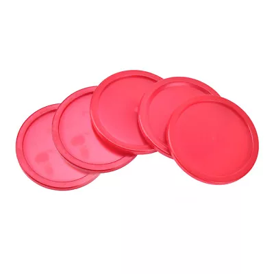 5Pcs 2 Inch Mini Air Hockey Table Pucks 51mm Puck Children Table Red_-_ • $6.77