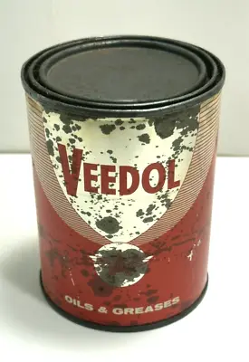 Vintage 1 Lb. Veedol Oils & Gases Can Empty • $30.07