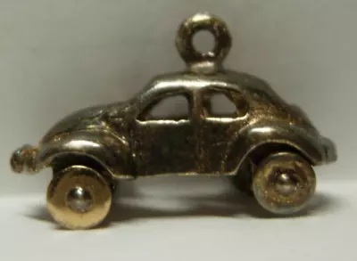 1960s Sterling Silver VW Bug Beetle Sterling Silver Charm • $28