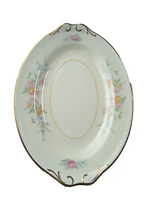 Vintage Homer Laughlin Eggshell Georgian 8 3/4  Serving Platter K 46 N 5 Floral • $25
