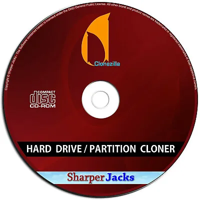 NEW & Fast Ship! Clonezilla Hard Drive Partition & Disk Imaging Cloning Manager • $26.83