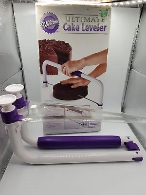 Wilton Ultimate Cake Leveler Folding Stainless Blade 21.7  W By 5.5  H B136 • £14.45